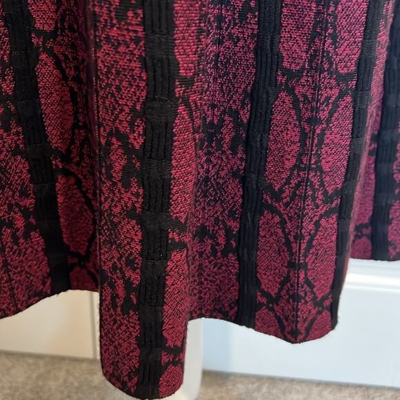 NWT $$150 White House Black Market Sleeveless Python Snake Sweater Dress M Sexy - Picture 8 of 16